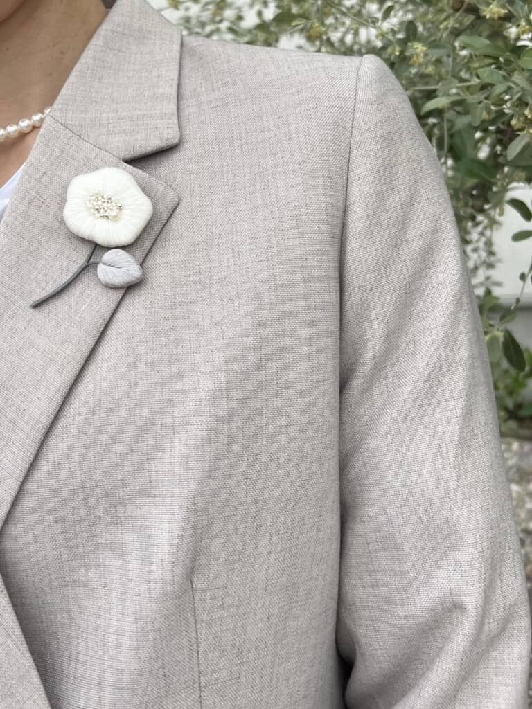 落ち着きある上品なワンポイントがステキ