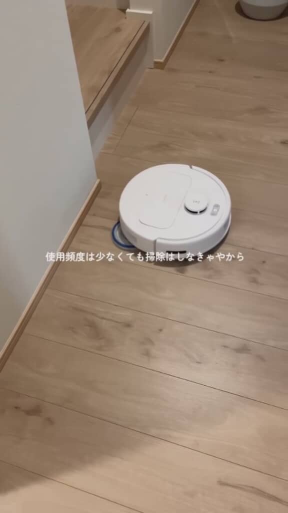 2階専用のお掃除ロボットを導入！