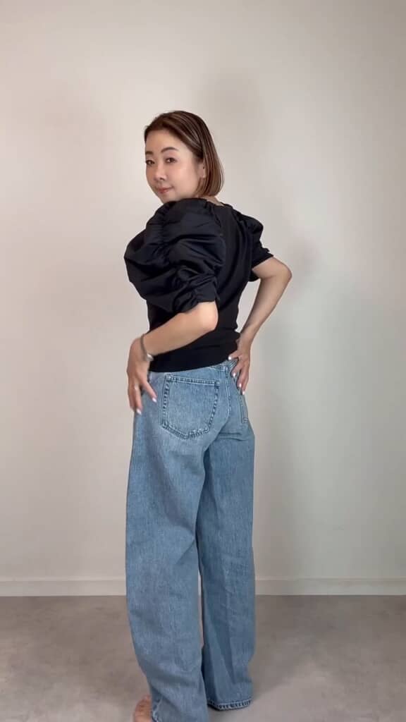 袖にボリュームのあるトップスとも相性バツグン