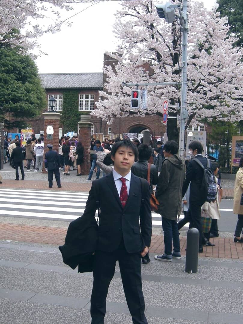 入学式での窓賀さん