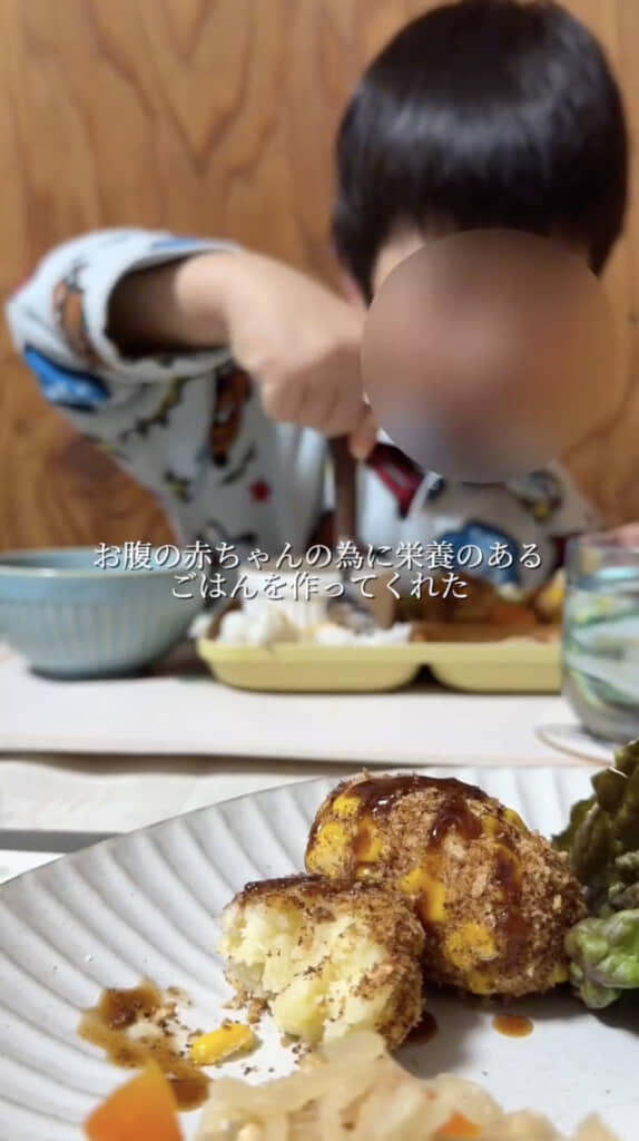 たくさんママを気遣ってくれました