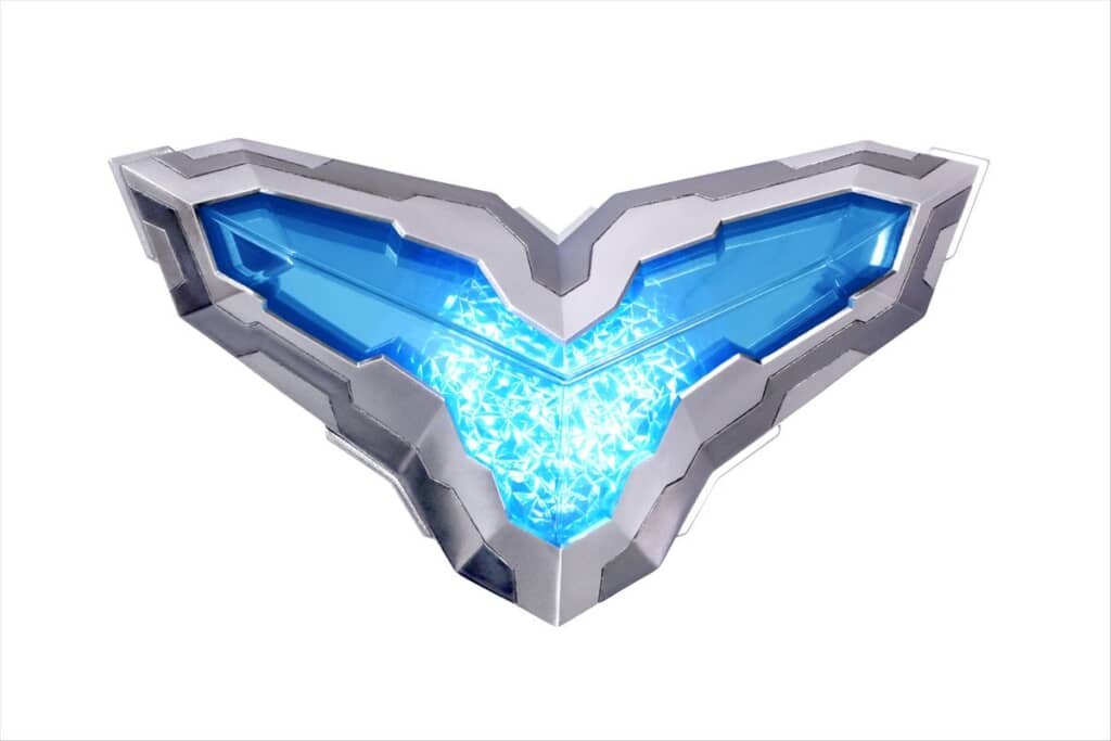 変身するときに使うアイテム「テオクリスター」