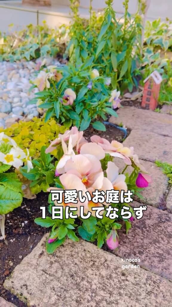 かわいい庭は日々の積み重ねでできている