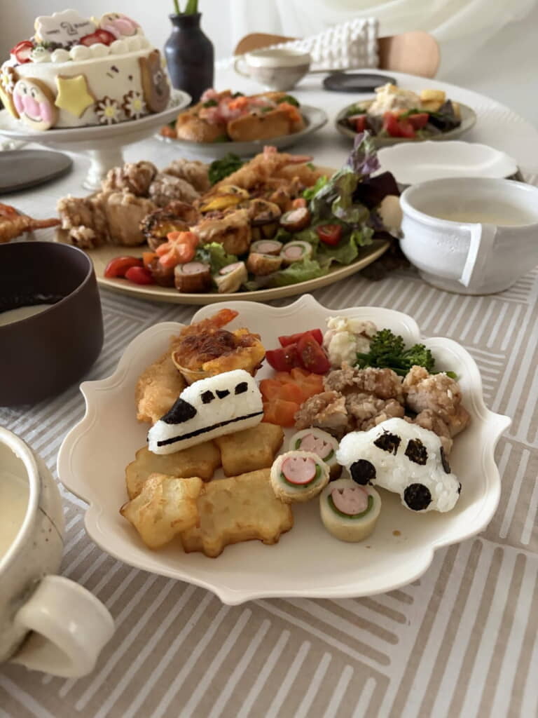 車おにぎりかわいい！
