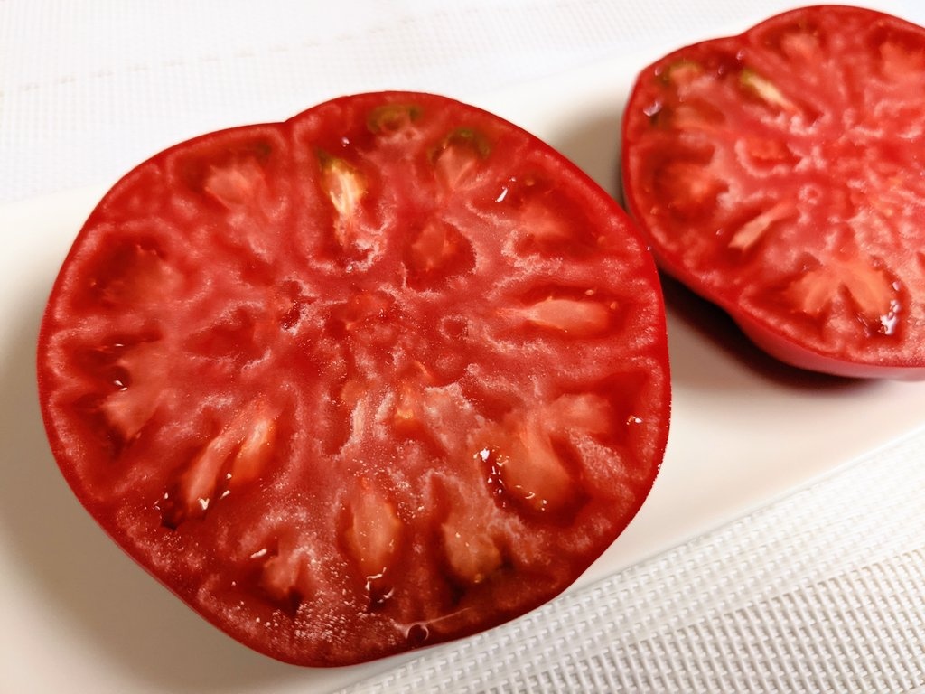 果肉が詰まって霜降り模様に！