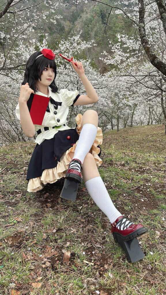 ゲーム内でのポーズを再現