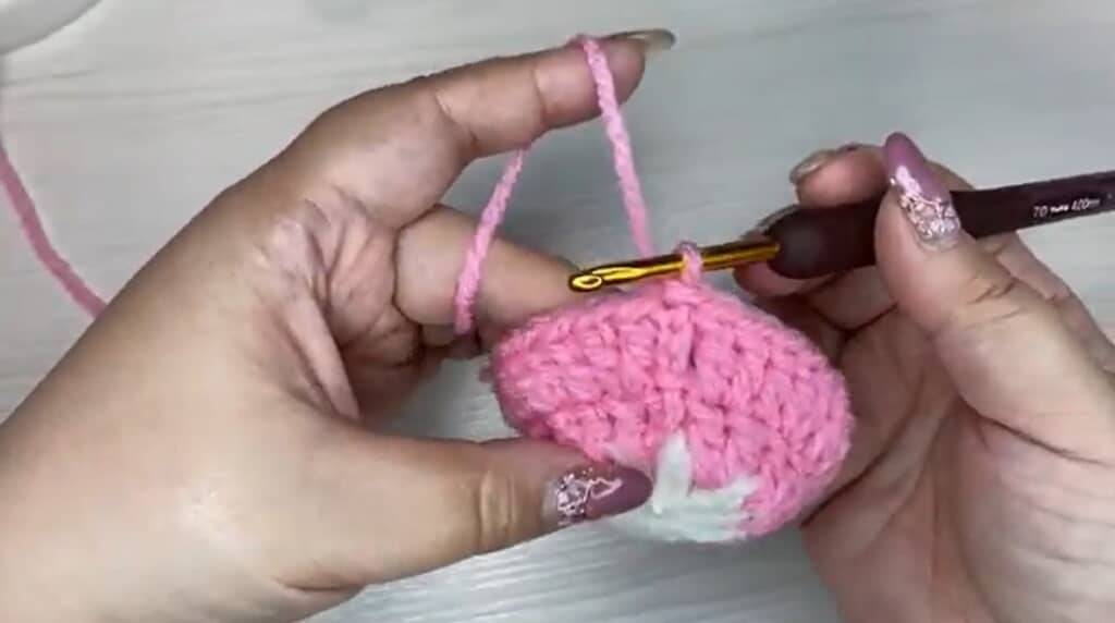 3段目編み終わり