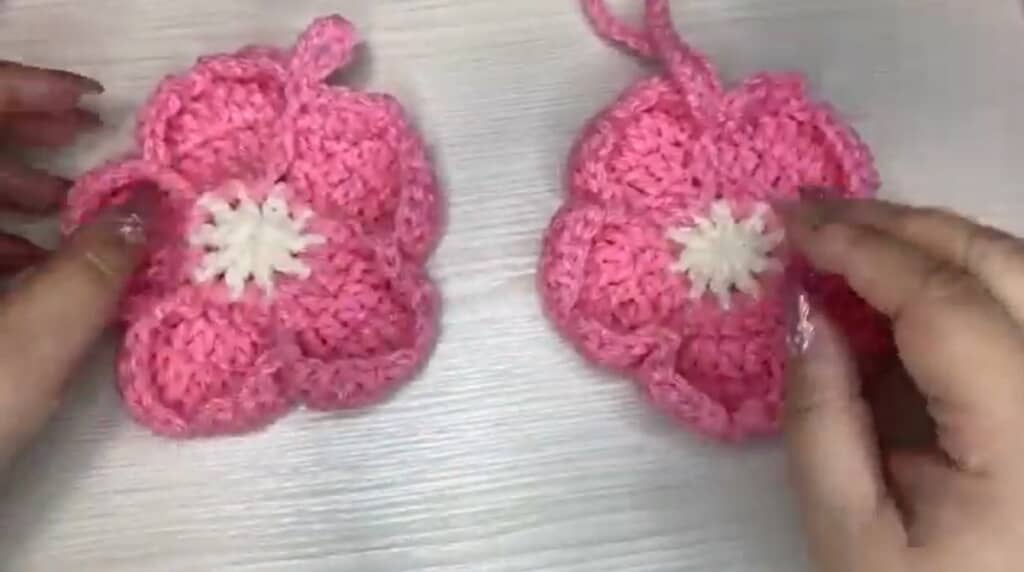 お花が2つ編めました