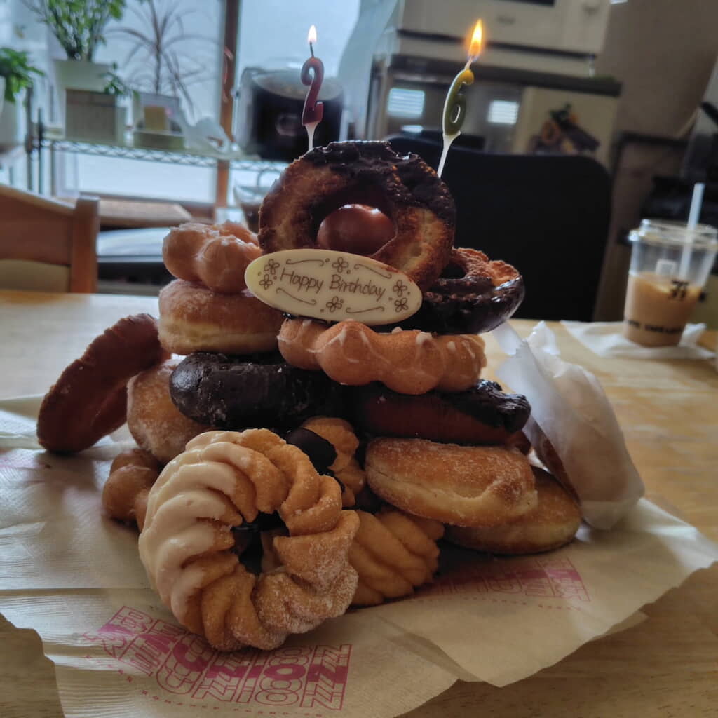 まさしくミスドタワー！
