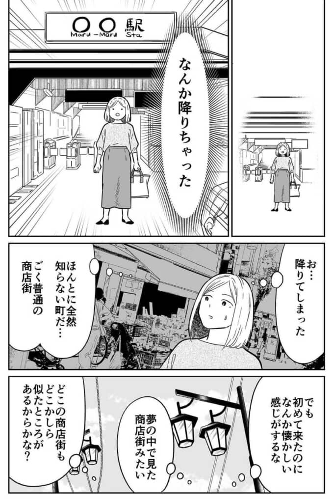 知らない駅の商店街をぶらりとあるくことに