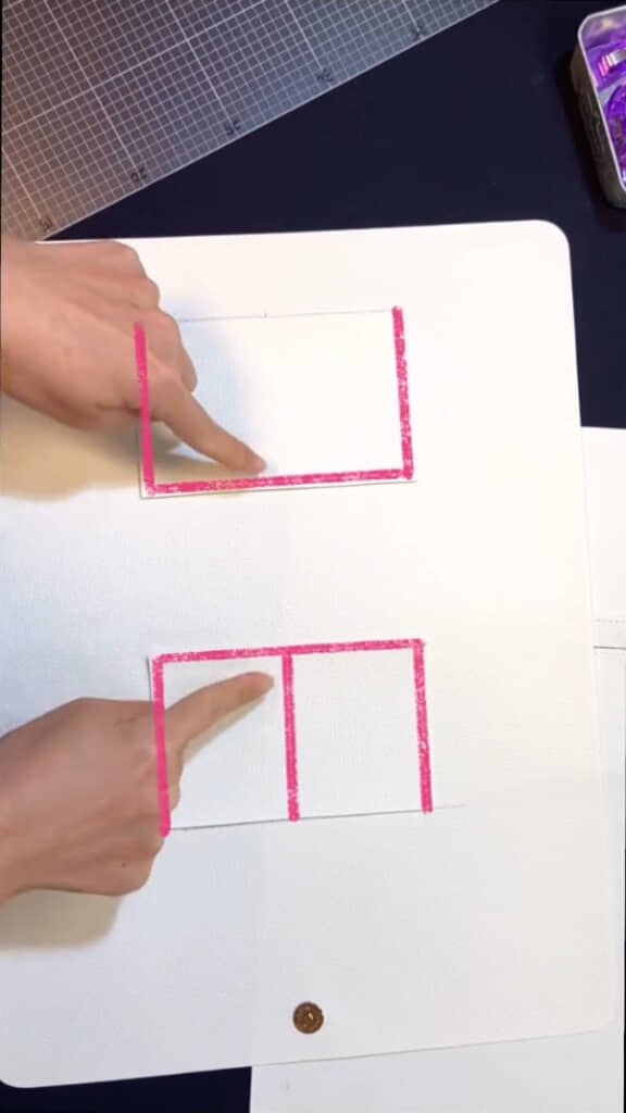 2枚のカードポケットを本体に縫い合わせます