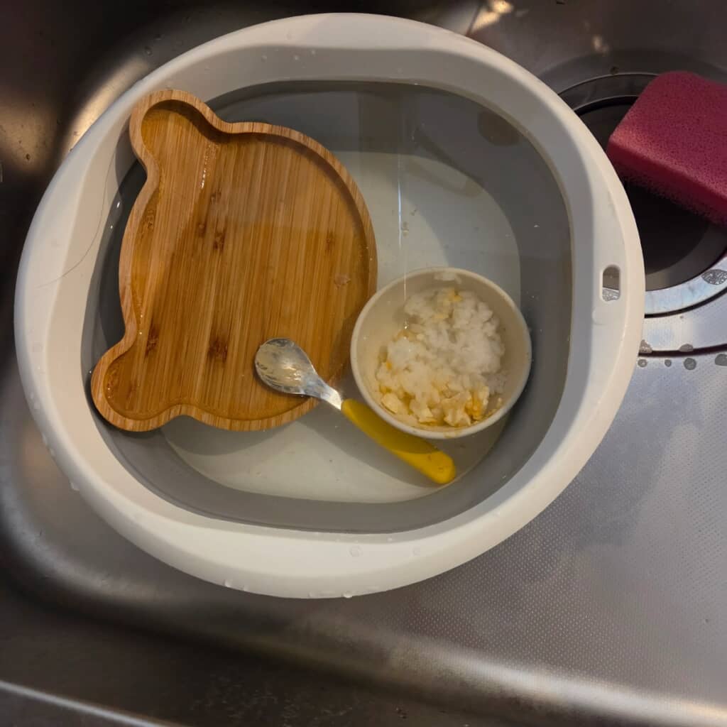 ご飯が入ったまま水にいれてしまいました