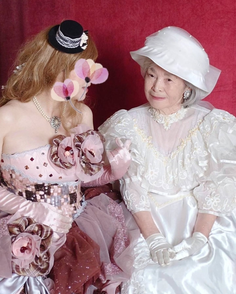 お孫さんと2ショット