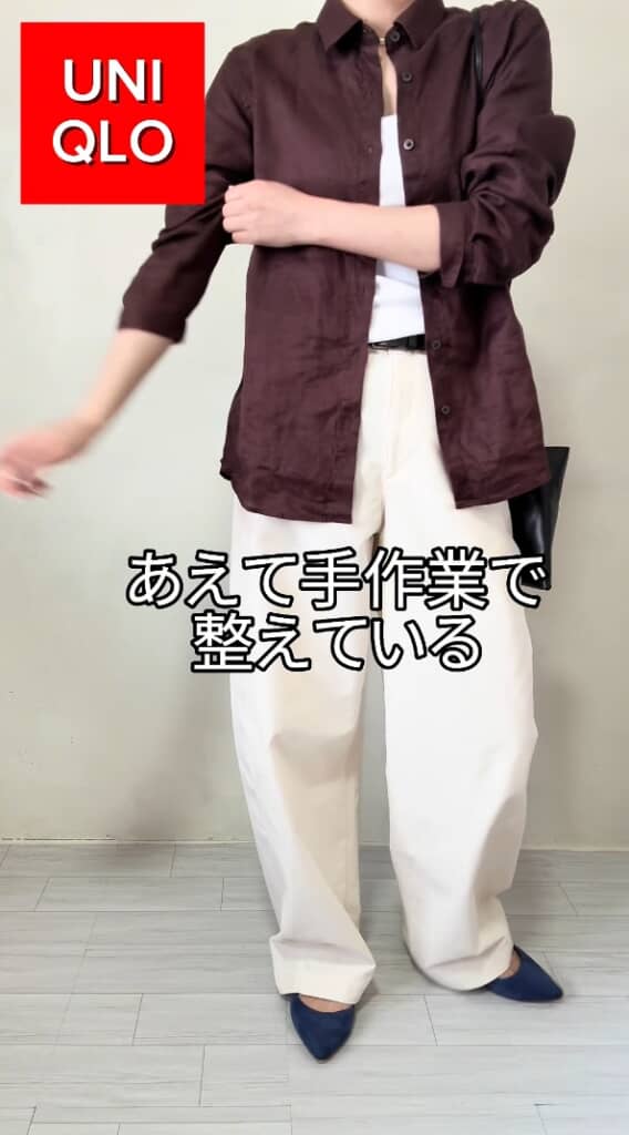 ユニクロ「プレミアムリネンシャツ」
