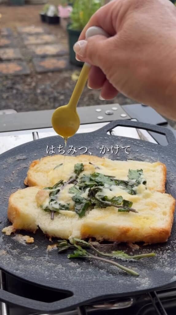 はちみつをかけたら……