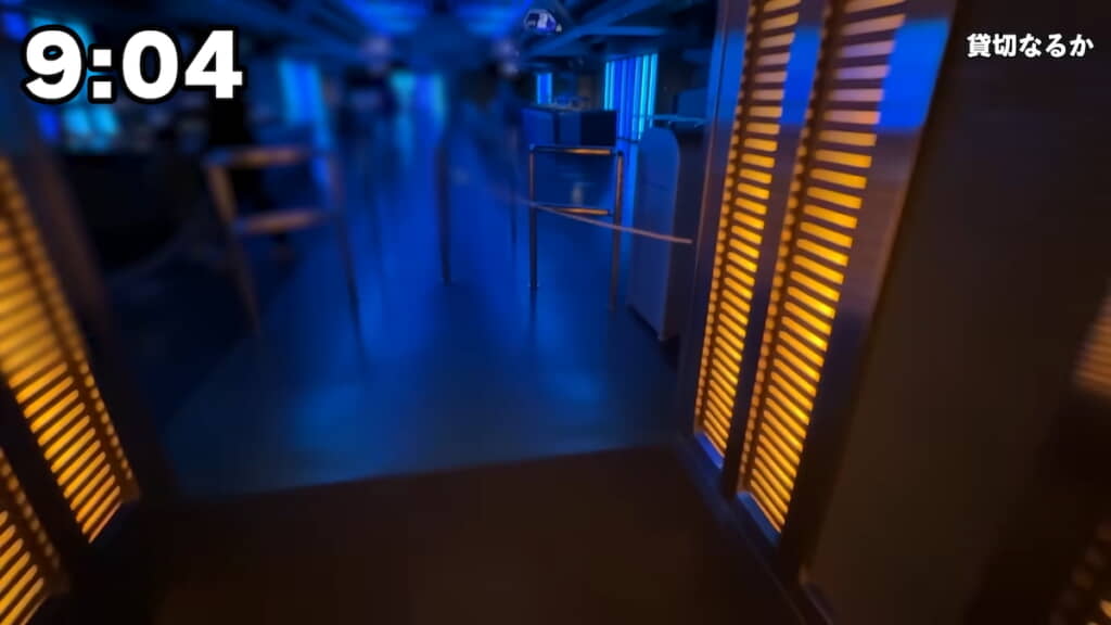 すでに搭乗待ちのゲストがいた……
