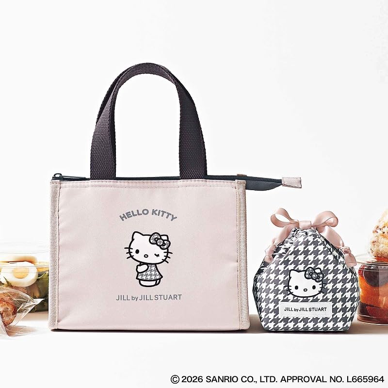 ハローキティ×ジル バイ ジルスチュアートの保冷バッグ＆おむすび巾着