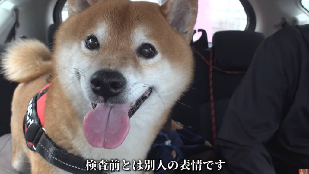 健康診断を終えて、この笑顔！