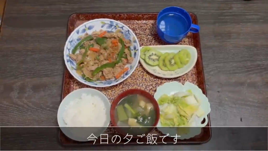 栄養とボリューム満点の夕食が完成