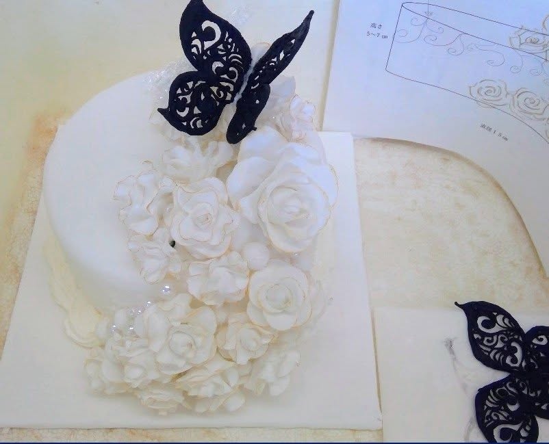 次女が卒業制作に作ったシュガーケーキ