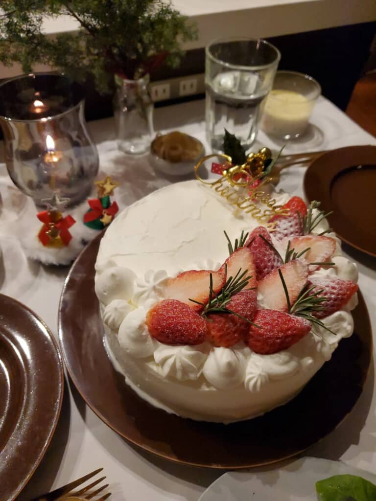 クリスマスケーキも豪華！