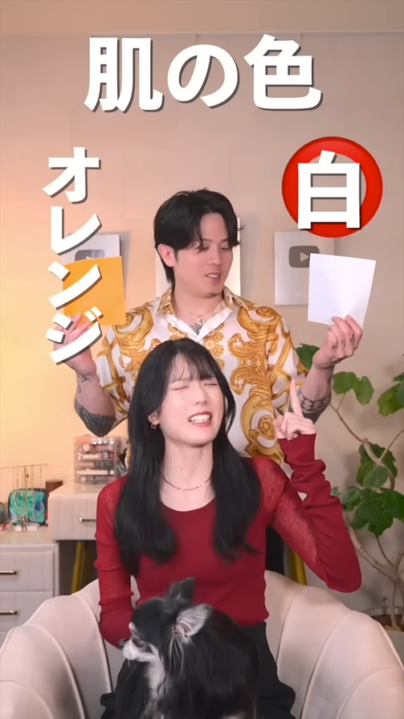 ダイスケさんが選んだ2色から、パーツごとに色決め
