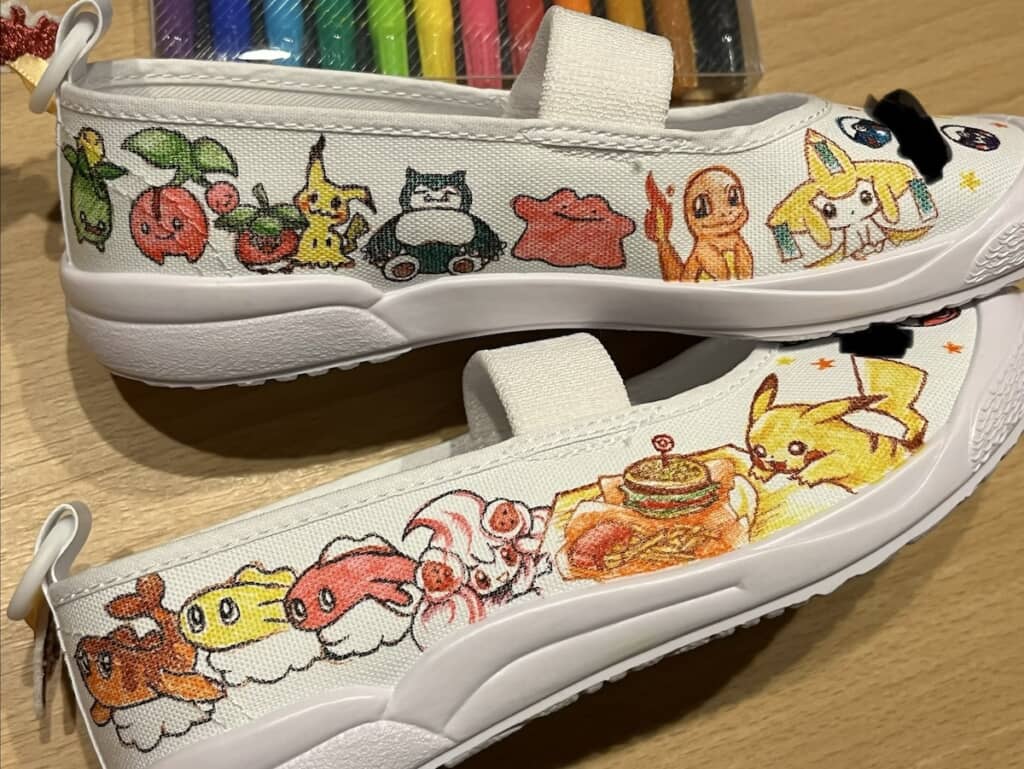 人気ポケモンたちが上履きに勢揃い！
