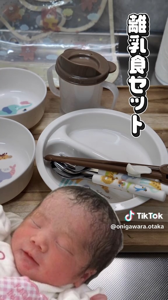 赤ちゃん用の食器をお弁当箱に