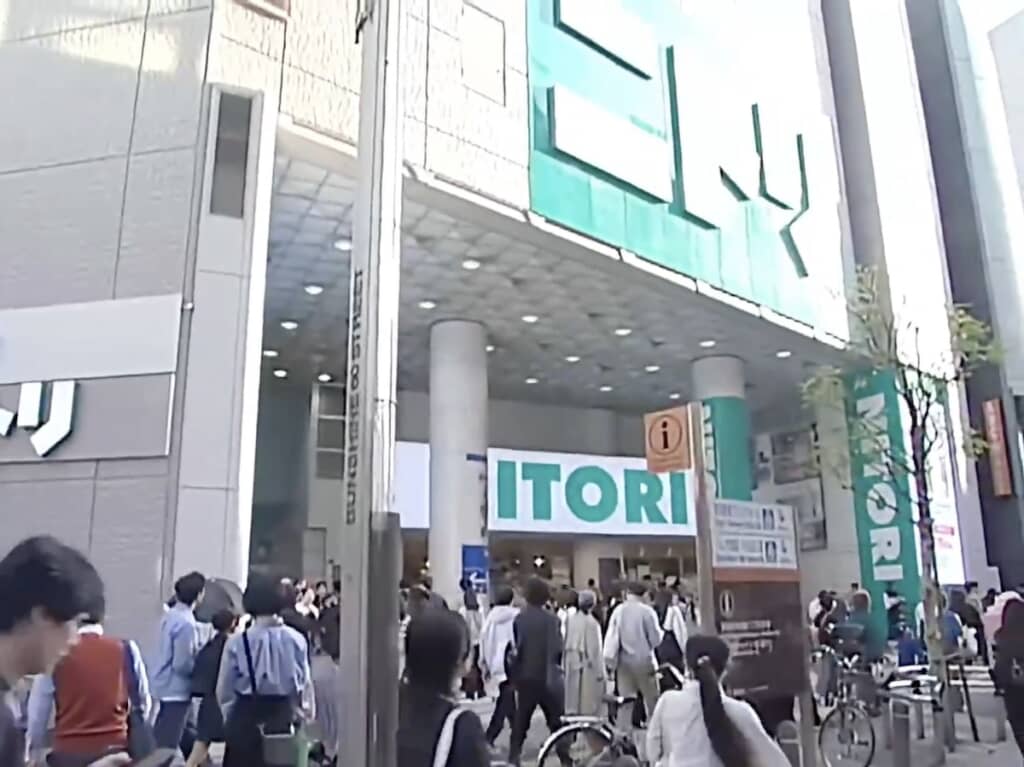 2022年開業のニトリも、古くからある老舗のよう（動画提供：koto_chan／@koto_chanさん）