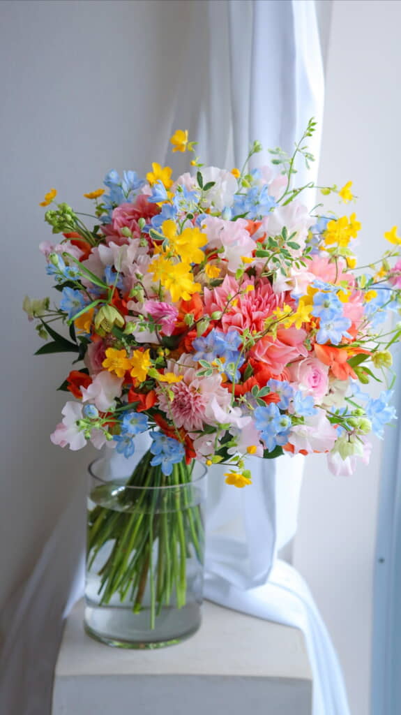 どの角度でも華やか