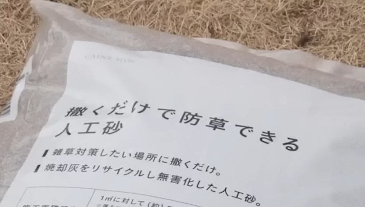 雑草対策で“カインズの砂”をまいた庭→夏になると……　「いやぁ、本当に手軽」「とても綺麗」（1/3） | ライフスタイル ねとらぼ