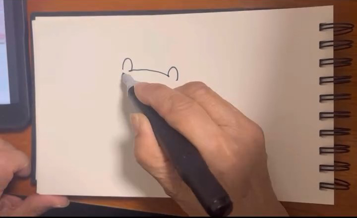 早速描き始めます