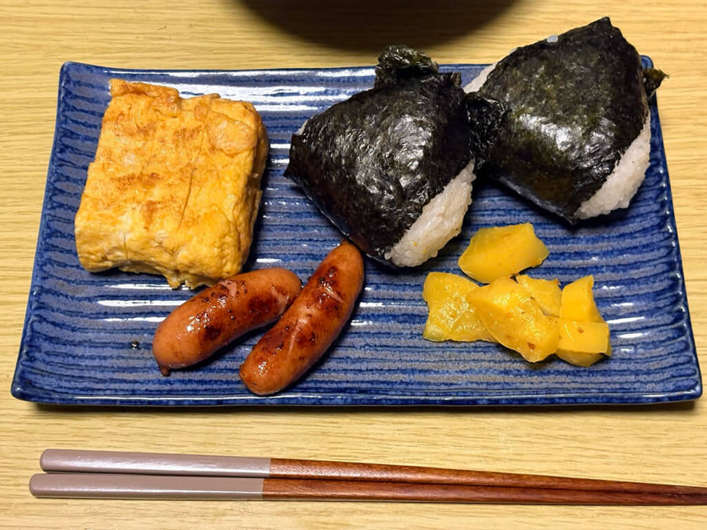 おにぎり定食