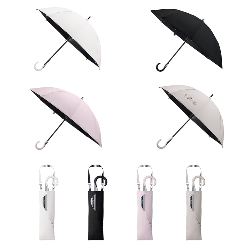 カラーはホワイト、ブラック、ベビーピンク、アイボリーの4色