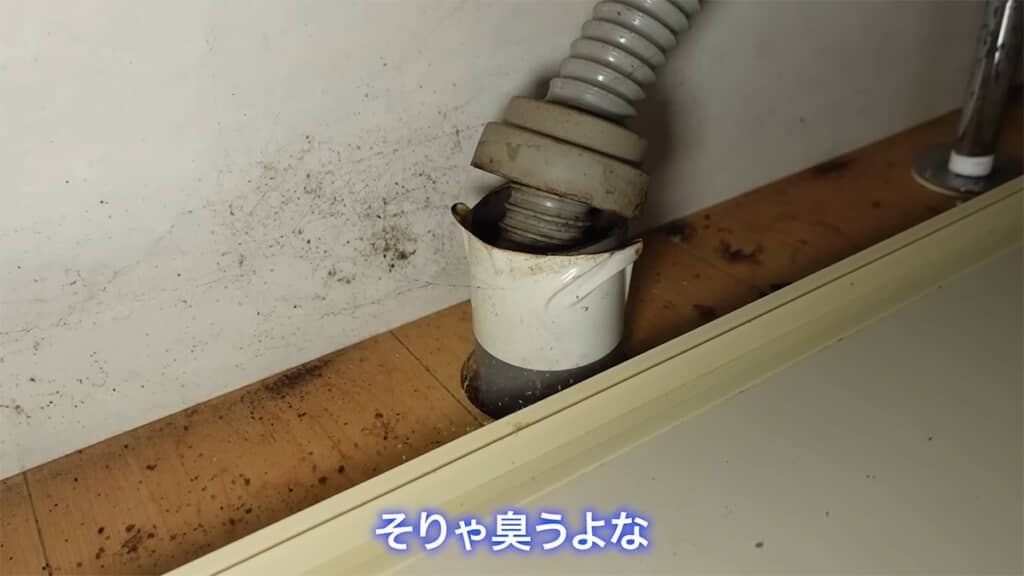 臭いの原因を発見