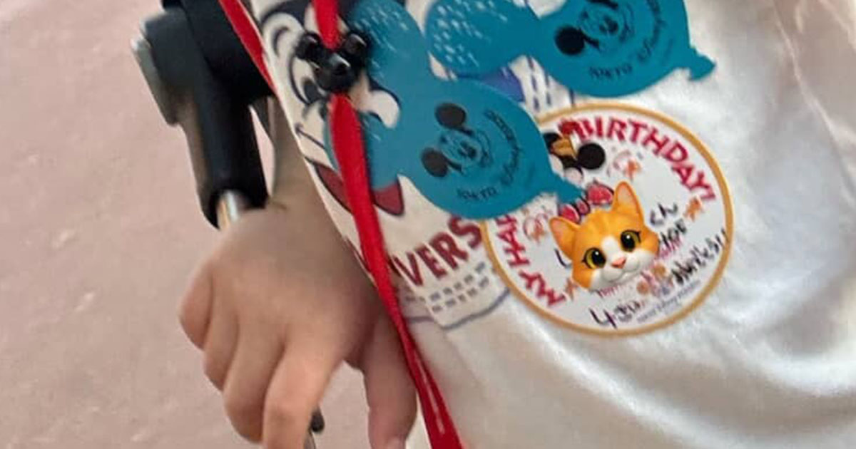 ディズニーで4歳長男がもらったシール→破れていると思ったら……「こんなん見たら泣いちゃう」 まさかの光景が207万表示(1/2) | 育児 ねとらぼ