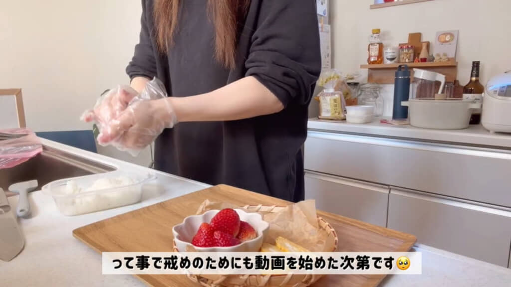 おにぎりを握ってプレートに並べたら……