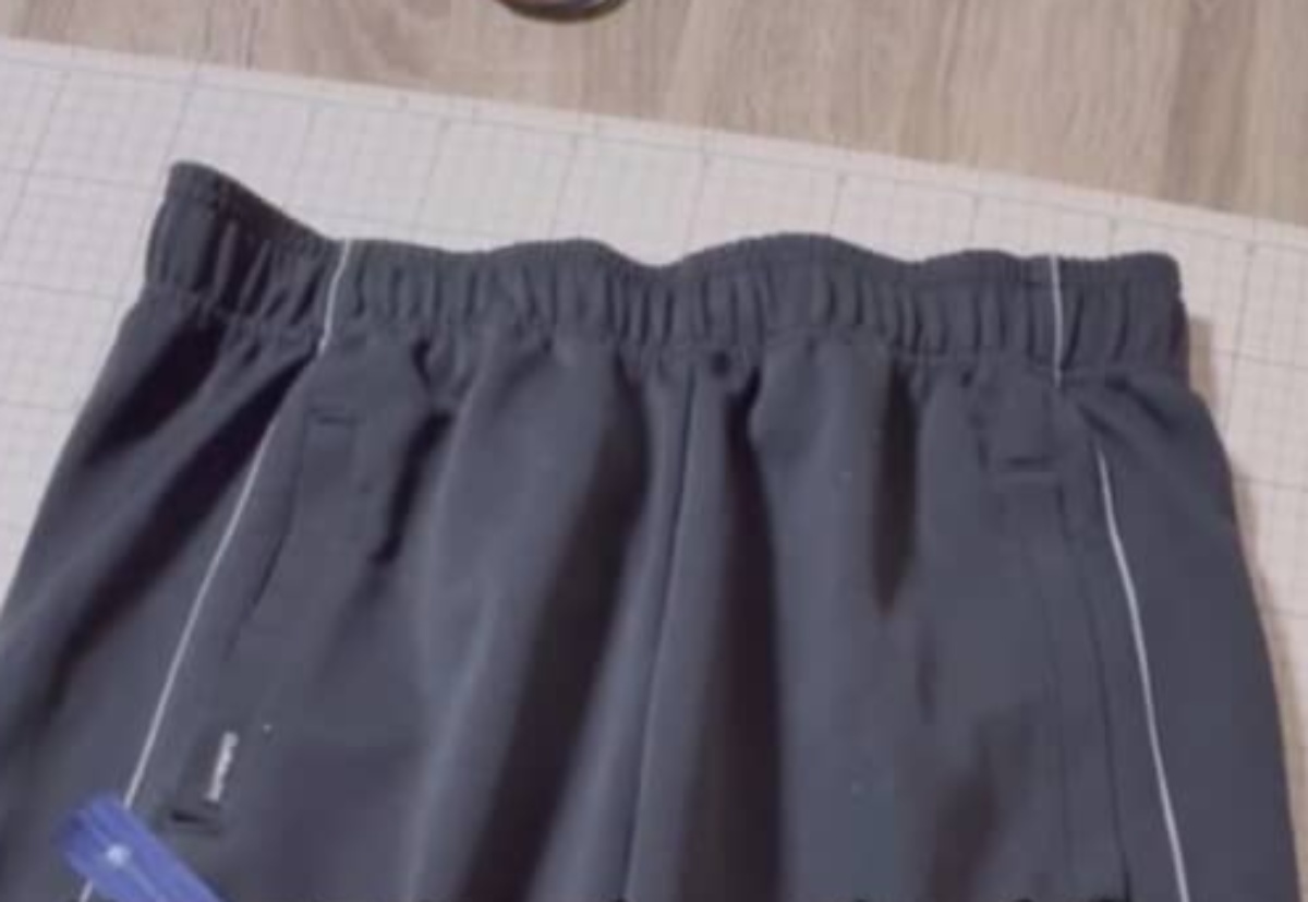 夫がもう着ない【アディダスのジャージ】→妻がリメイクすると……　便利すぎる大変身に「天才」「売ってるやつみたい！」（1/3） | ハンドメイド ねとらぼ