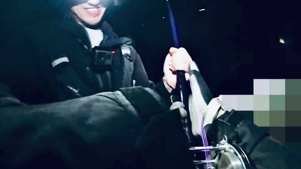 釣り糸が引き出される音が凄い