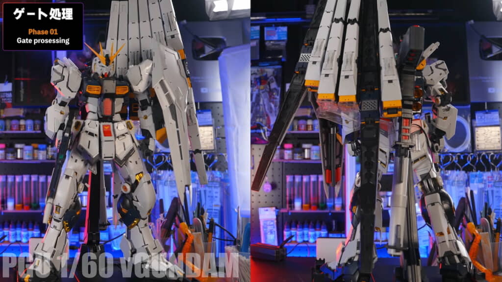 仮組みした状態。高さ59センチという大きさ
