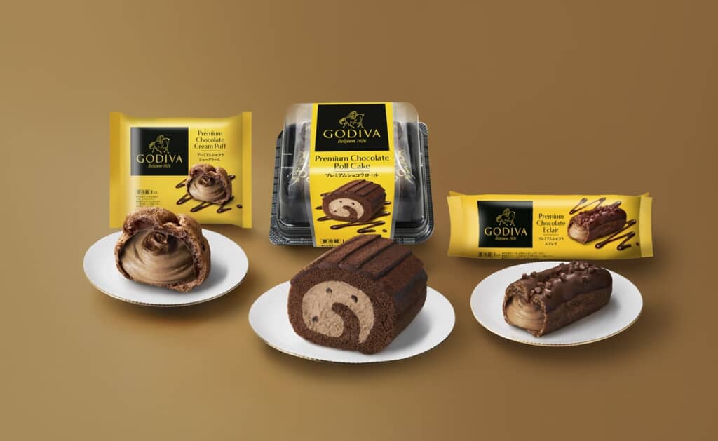 ゴディバ監修の3商品を期間限定販売