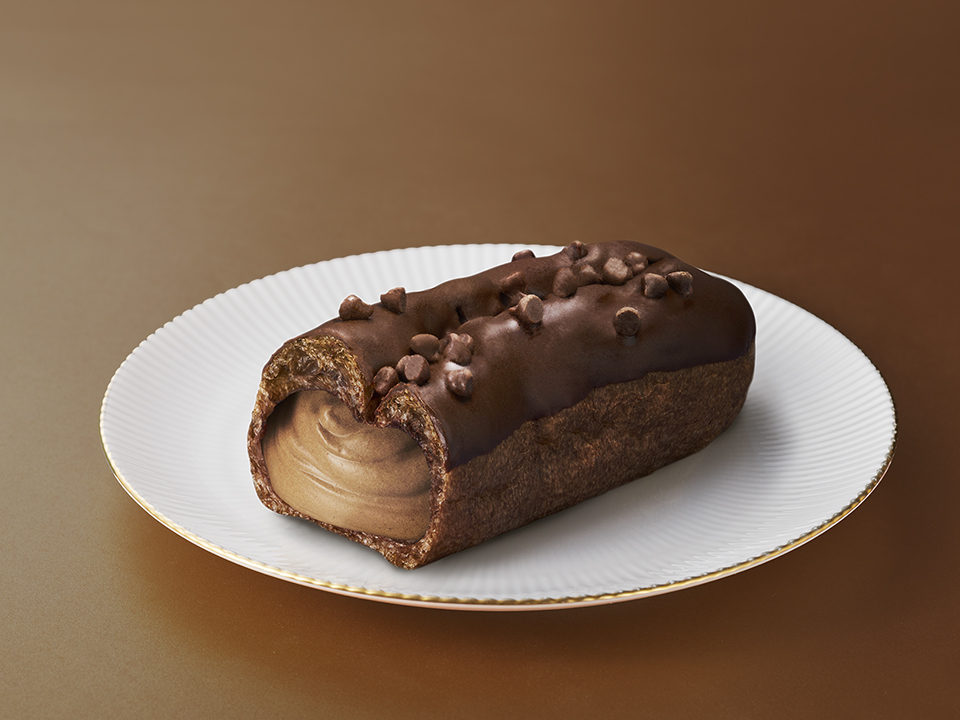 プレミアムショコラエクレアの断面イメージ