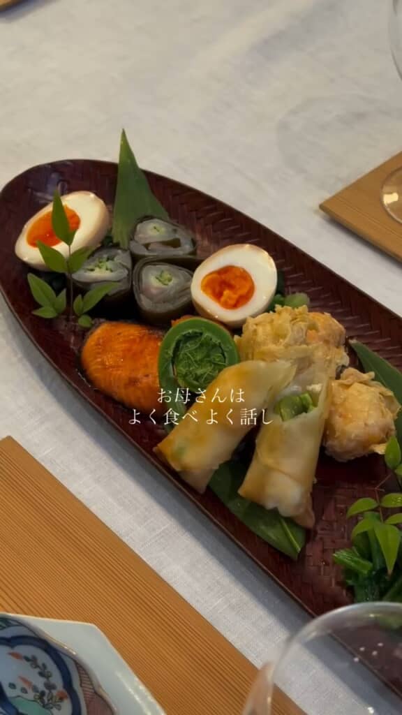 春の恵みを感じるテーブルが完成
