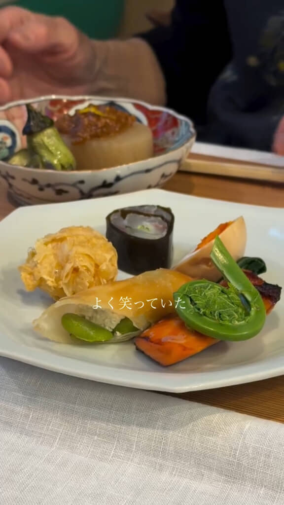義母の笑顔がたくさん見られました