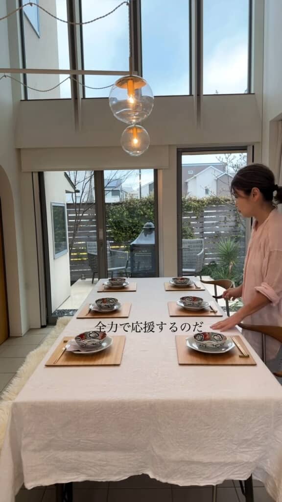 お店のような美しいテーブルセッティング
