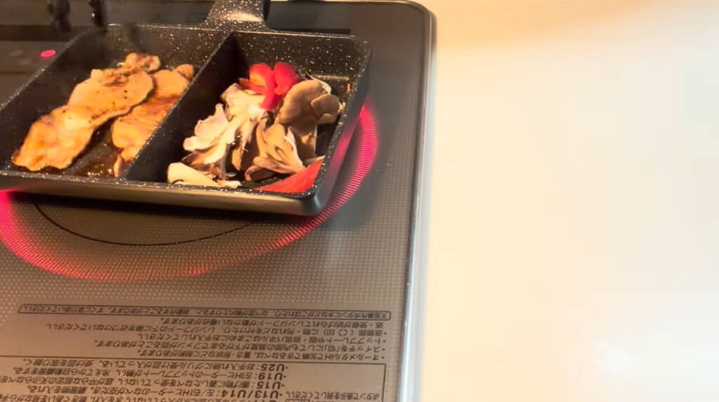 2品ずつ同時進行で調理
