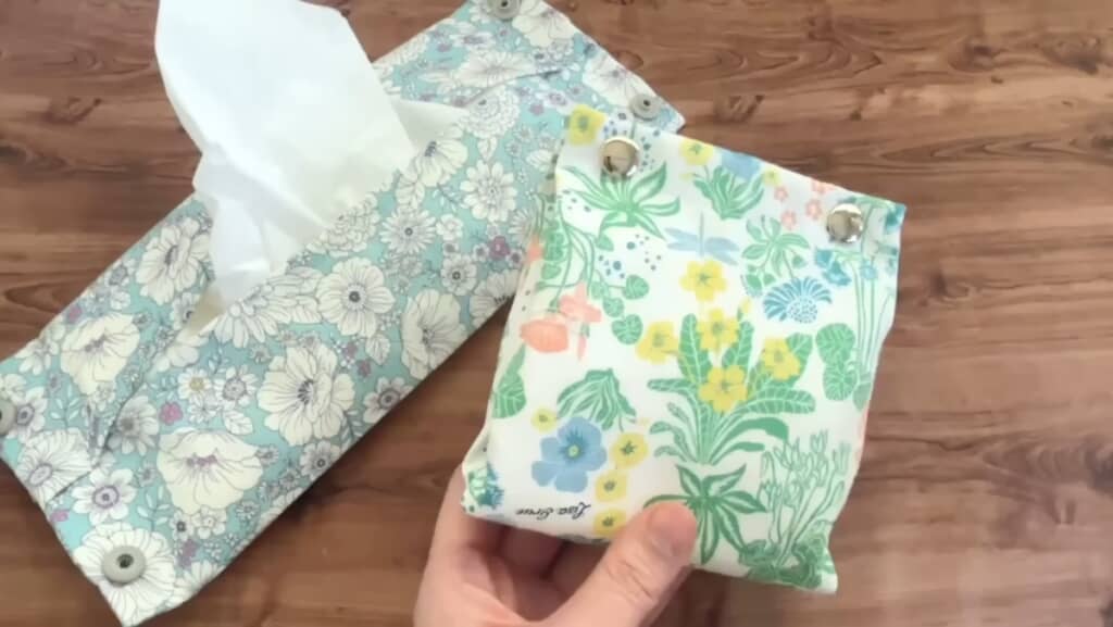 折りたたみティッシュケースの完成！