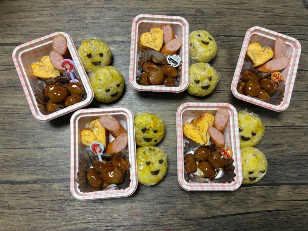 雨の日でも笑顔になるようなお弁当