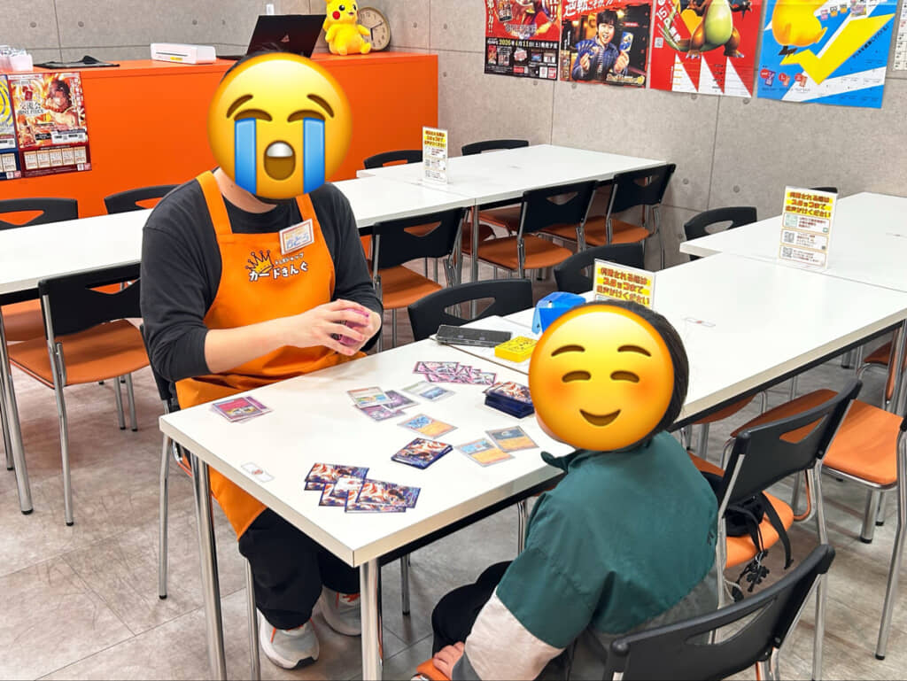 たった1人の参加者に、スタッフが対応。せっかく対戦に来たんだから対戦しようぜ！