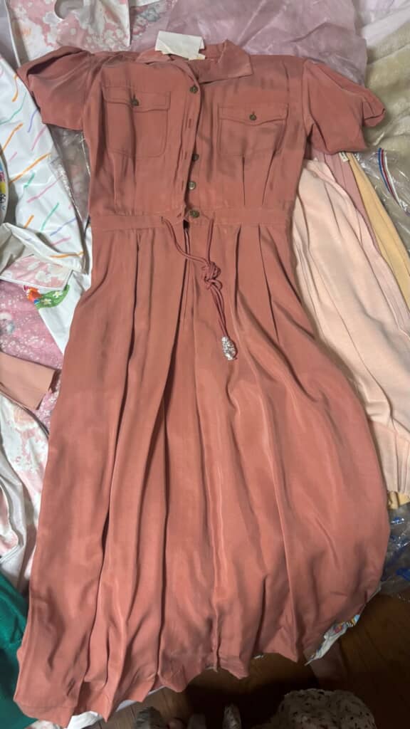 母が昔買った服